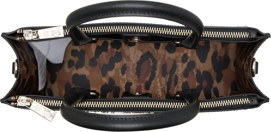 Just Cavalli Metalen Lettering Dames Tas Range Black Dames - Foto 3