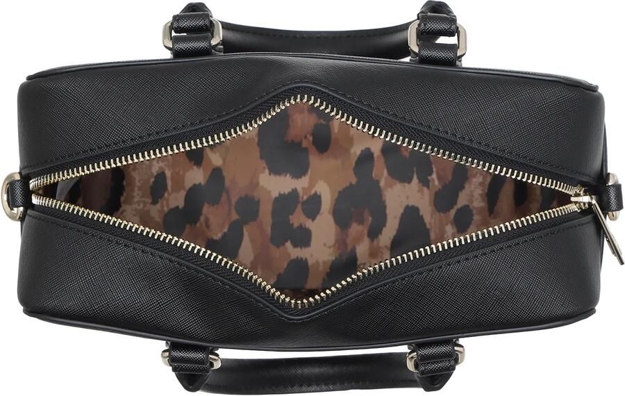 Just Cavalli Zwarte schoudertas met tweekleurig logo Black Dames - Foto 3