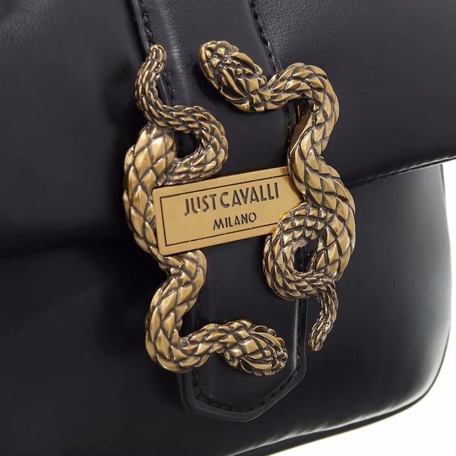 Just Cavalli Nieuwe Iconische Puffy Dames Tas Black Dames - Foto 2