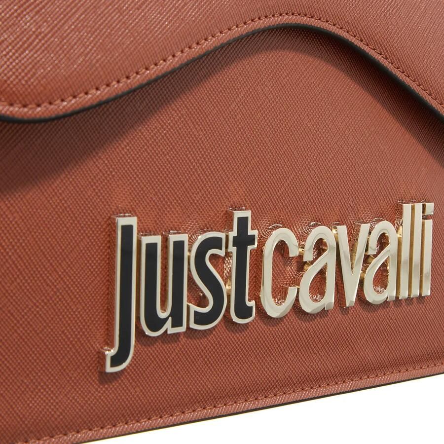 Just Cavalli Metalen Lettering Dames Tas ST Brown Dames - Foto 2