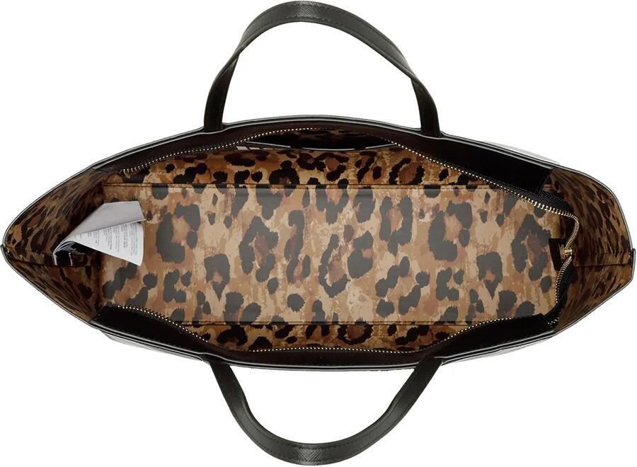 Just Cavalli Zwarte polyester handtas met saffiano lederen textuur Black Dames - Foto 2