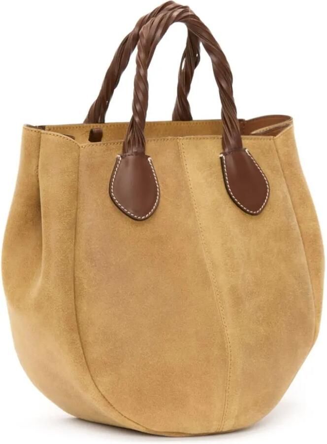 J.W.Anderson Shoppers & Totes Small Punch Tote Bag in bruin