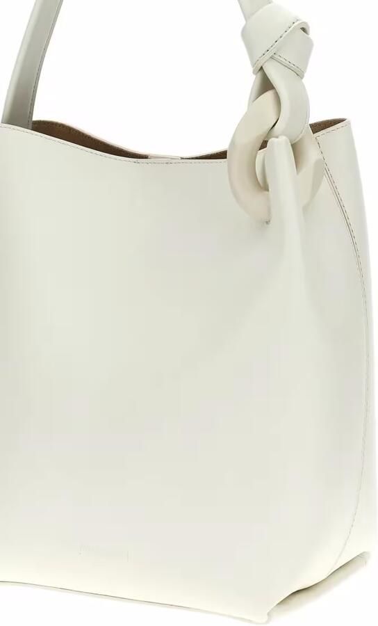 J.W.Anderson Shoppers & Totes 'The Jwa Corner Bucket' Shopping Bag in wit - Foto 3