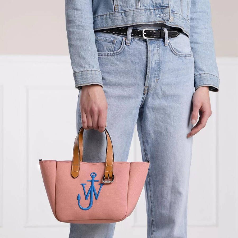 J.W.Anderson Totes Mini Belt Handle Tote in poeder roze