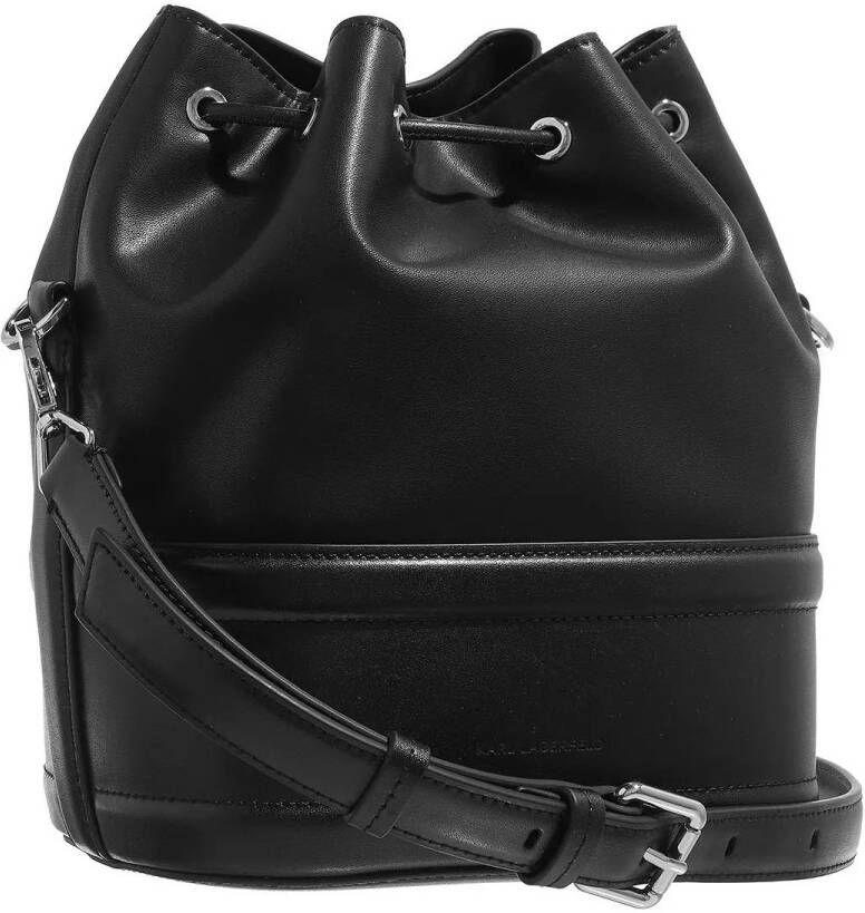 Karl Lagerfeld Bucket bags K Saddle Bucket Bag in zwart