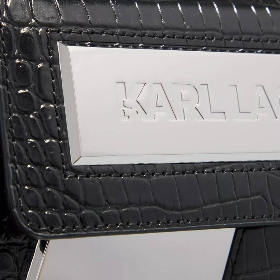 Karl Lagerfeld Crossbody bags Icon K Cb Croc in zwart