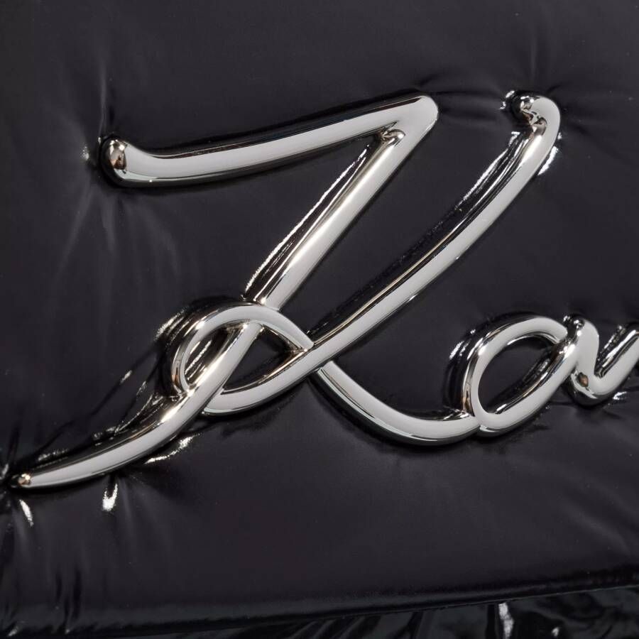 Karl Lagerfeld Crossbody bags K Signature Soft Shb Nylon in zwart