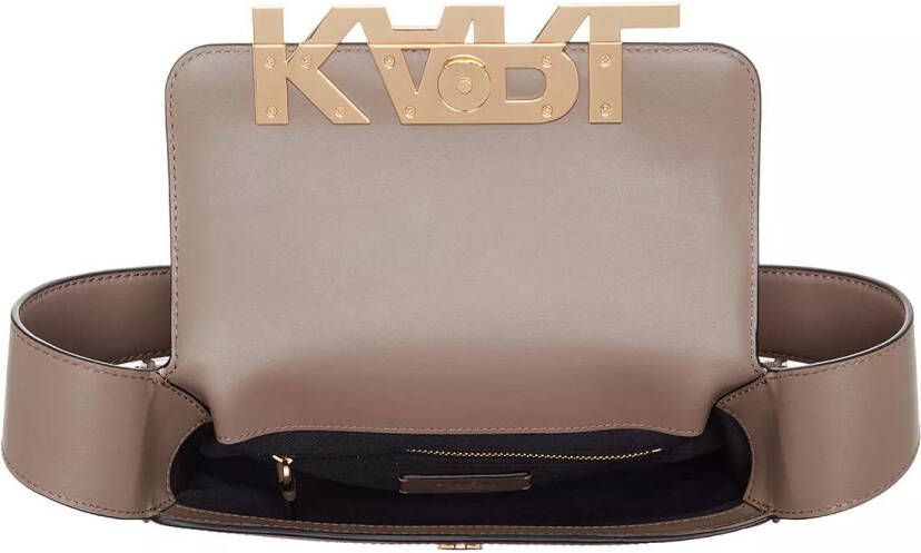 Karl Lagerfeld Crossbody bags Letters Embossed Satchel in taupe