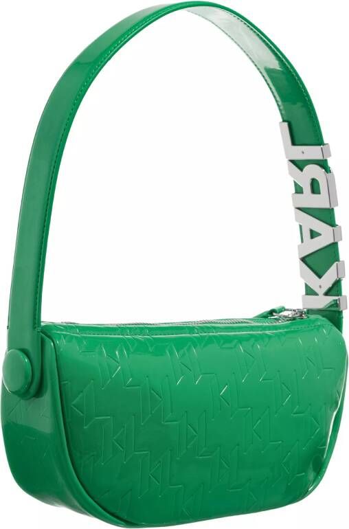 Karl Lagerfeld Hobo bags K Swing Sm Shoulderbag Patent in groen