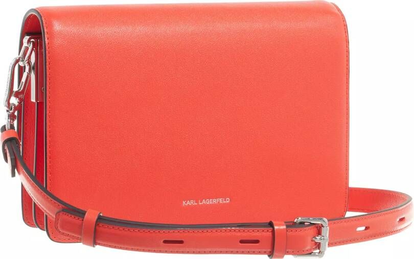 Karl Lagerfeld Hobo bags Signature Md Shoulderbag in rood