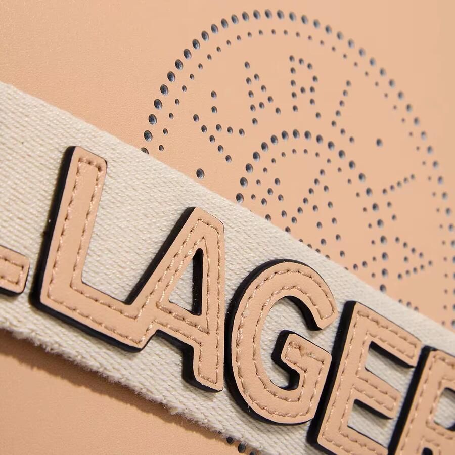 Karl Lagerfeld Crossbody bags K Circle Camerabag Perforated in poeder roze