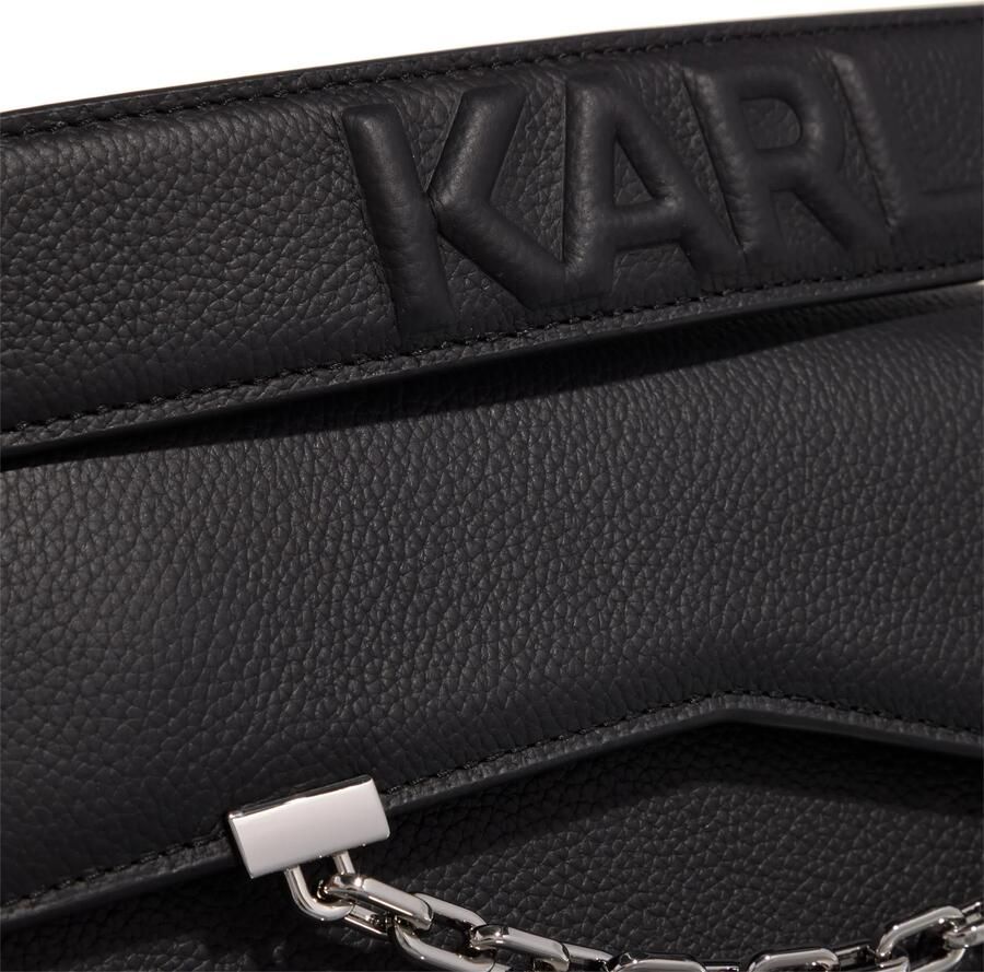 Karl Lagerfeld Dames Tas K Seven Grainy CB Zwart Black Dames - Foto 4