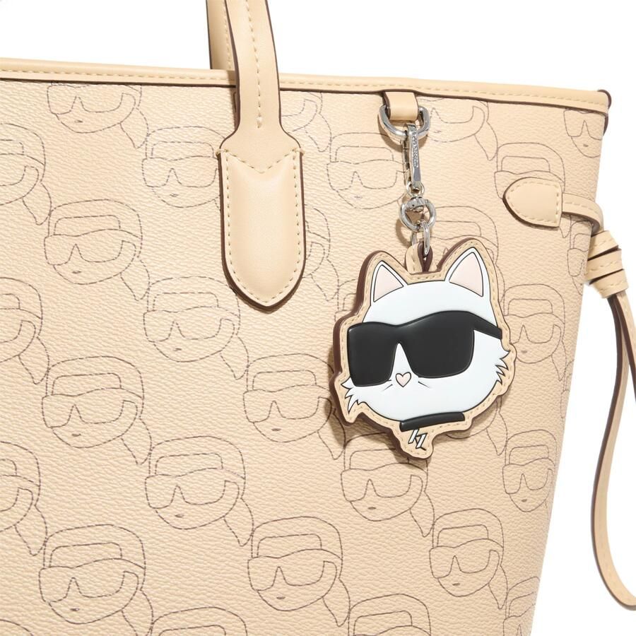 Karl Lagerfeld Shoppers & Totes Ikon Mono Cc Lg Tote in beige