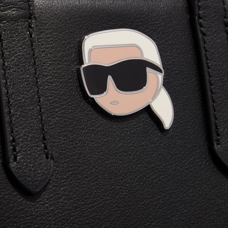 Karl Lagerfeld Shoppers & Totes K Ikonik 2.0 Leather S Tote Pn in zwart