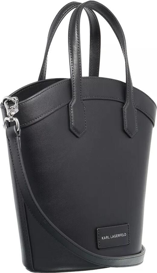 Karl Lagerfeld Shoppers & Totes K Signature Tulip Sm Tote in zwart