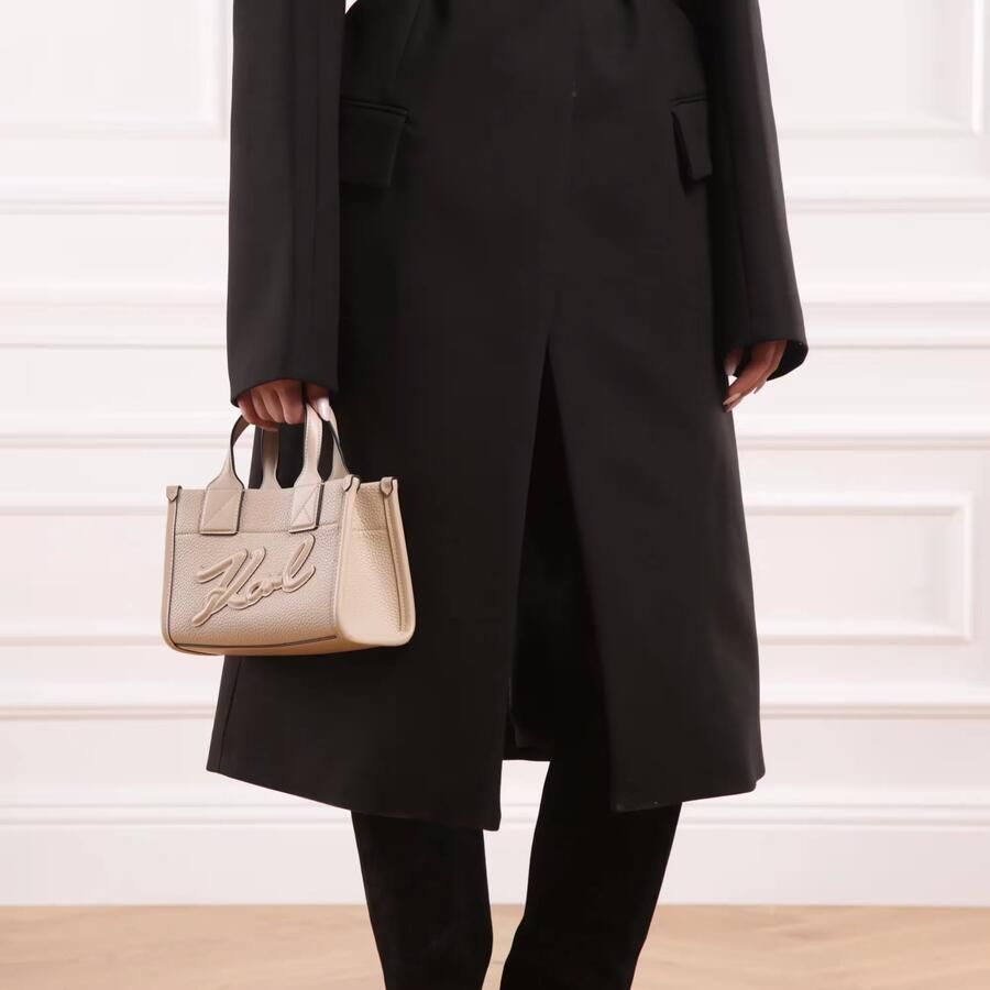 Karl Lagerfeld Shoppers & Totes K Skuare Sm Tote Grainy in beige - Foto 4