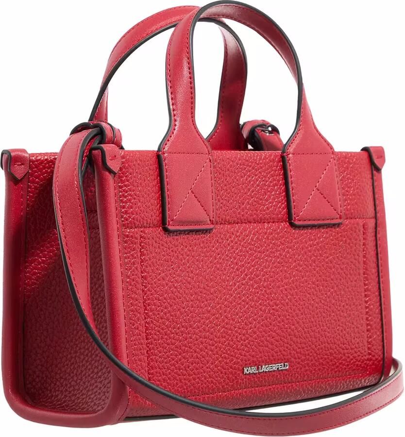 Karl Lagerfeld Shoppers & Totes K Skuare Sm Tote Grainy in rood - Foto 2