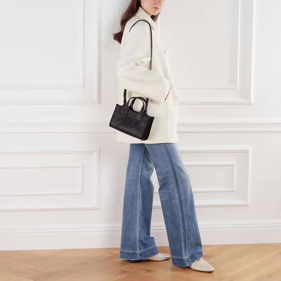 Karl Lagerfeld Shoppers & Totes K Skuare Sm Tote Grainy in zwart - Foto 4