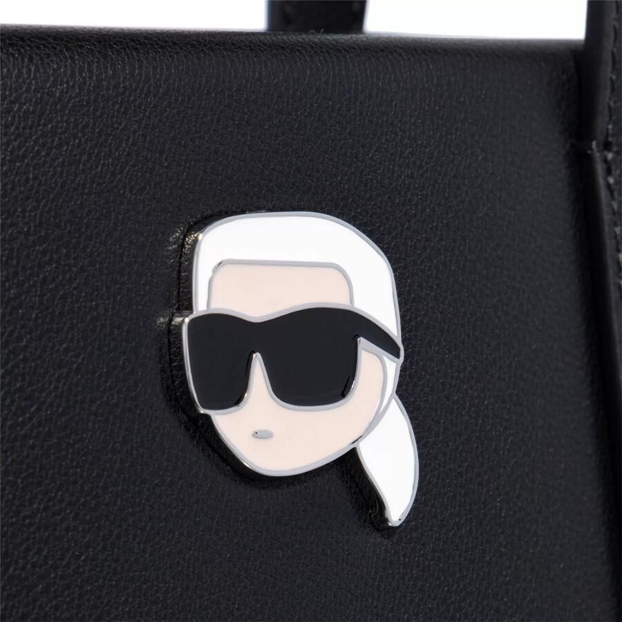 Karl Lagerfeld Shoppers K Ikonik 2.0 Leather Tote Pin in zwart - Foto 3