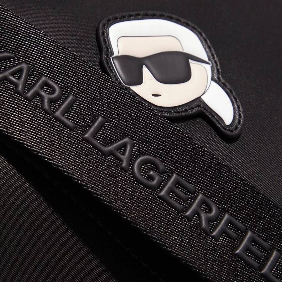 Karl Lagerfeld Pochettes K Ikonik 2.0 Nylon Small Pouch in zwart