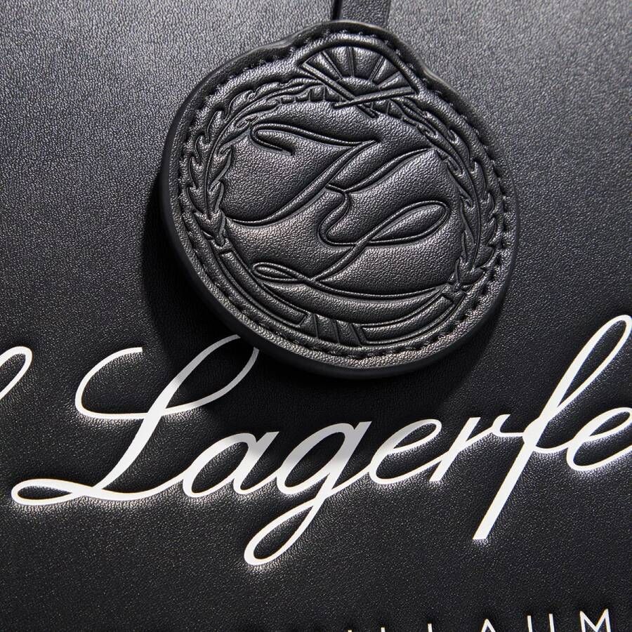 Karl Lagerfeld Totes Hotel Karl Tote Tech Leath in zwart