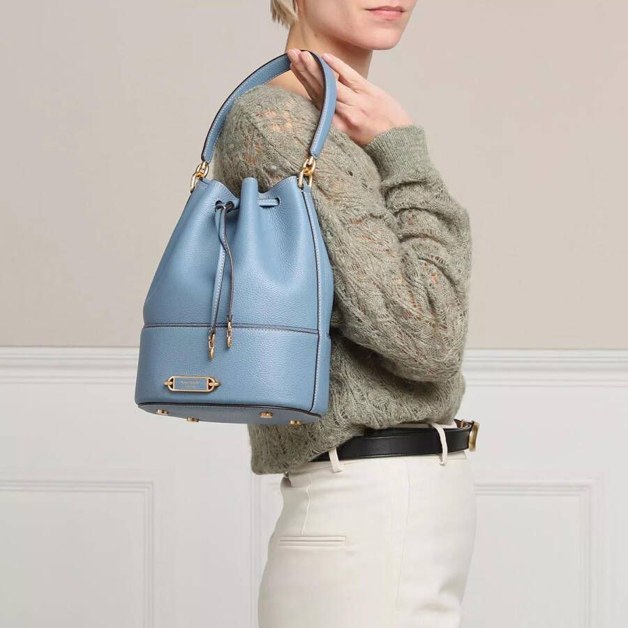 Kate spade new york Bucket bags Gramercy Pebbled Leather Medium Bucket Bag in blauw