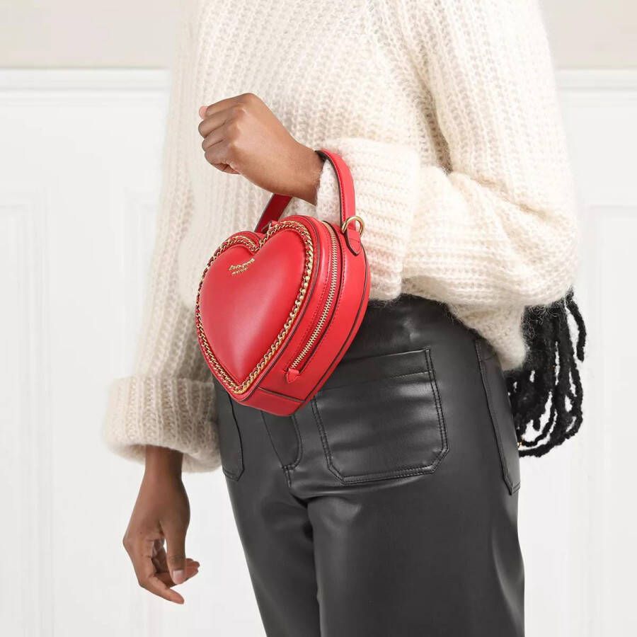 Kate spade new york Crossbody bags Amour Smooth Leather 3D Heart Crossbody in rood