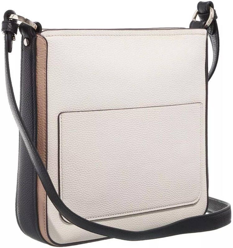 Kate spade new york Crossbody bags Hudson Colorblocked Pebbled Leather Small Messenge in crème