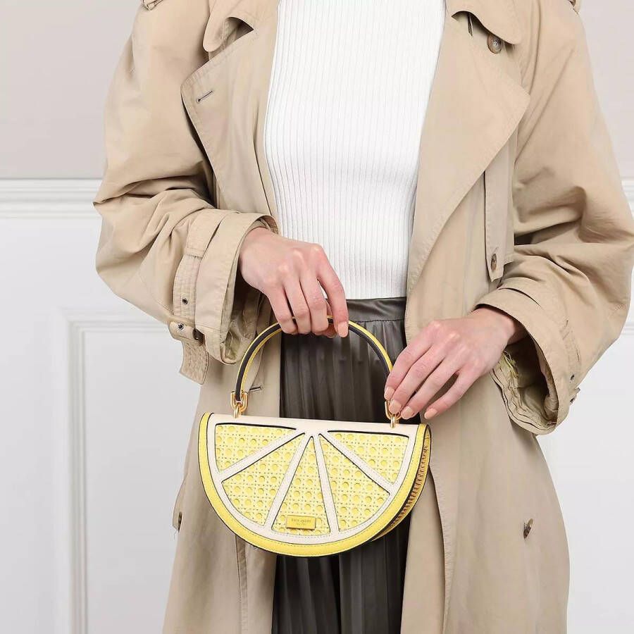 Kate spade new york Crossbody bags Lemon Drop Wicker 3D Lemon Crossbody in geel