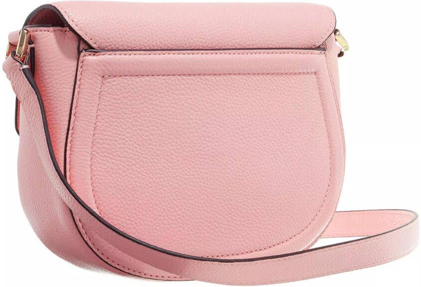 Kate spade new york Hobo bags Knott Pebbled Leather Medium Saddle Bag in poeder roze