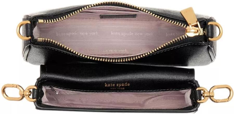 Kate spade new york Crossbody bags Morgan Saffiano Leather Double Up Crossbody in zwart - Foto 9
