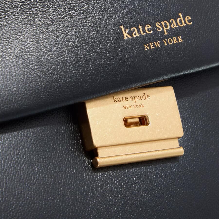 Kate Spade Fijnkorrelige Leren Schoudertas Zwart Black Dames - Foto 3