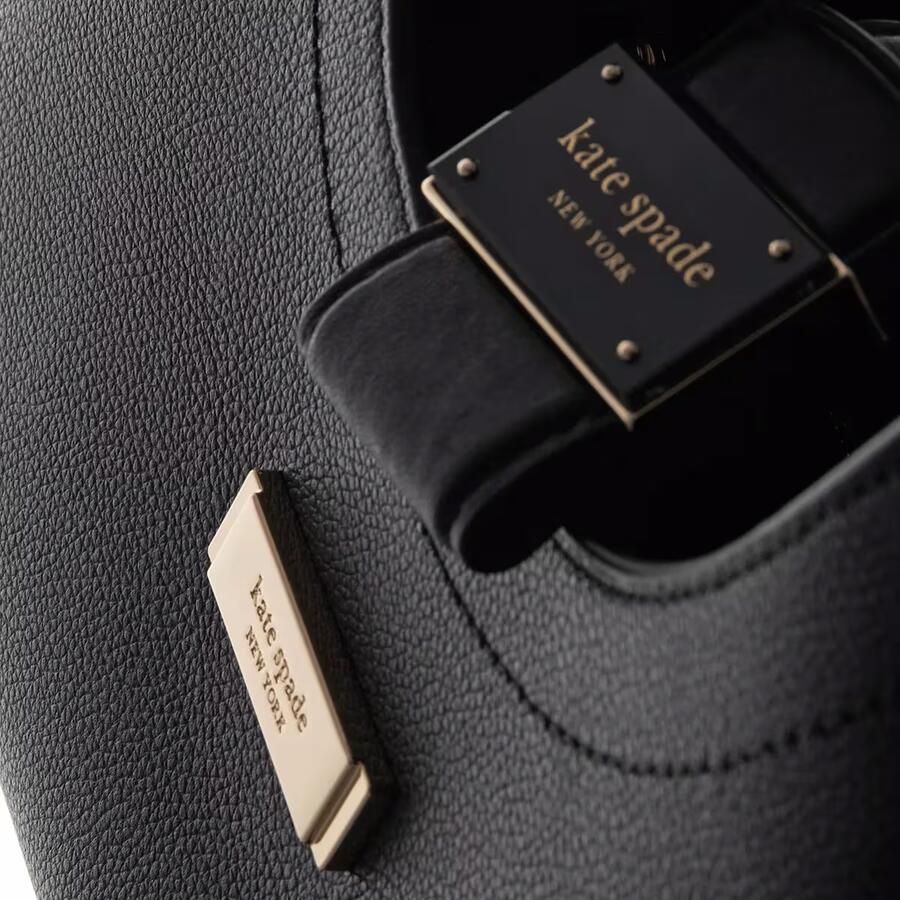 Kate Spade Zwarte schoudertas met Nouveau-stijl Black Dames