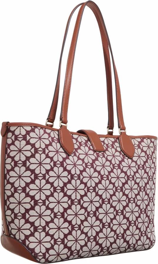 Kate spade new york Shoppers Spade Flower Jacquard Spade Flower Jacquard Medium in bruin - Foto 2