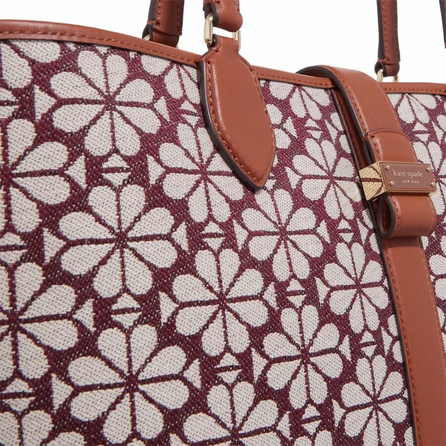 Kate spade new york Shoppers Spade Flower Jacquard Spade Flower Jacquard Medium in bruin - Foto 3