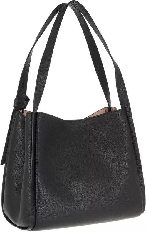 Kate spade new york Shoppers Knott Pebbled Leather Large Shoulder Bag in zwart