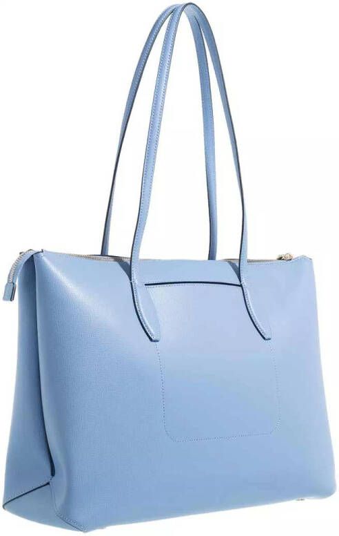 Kate spade new york Totes All Day Crossgrain Leather Large Zip Top Tote in blauw