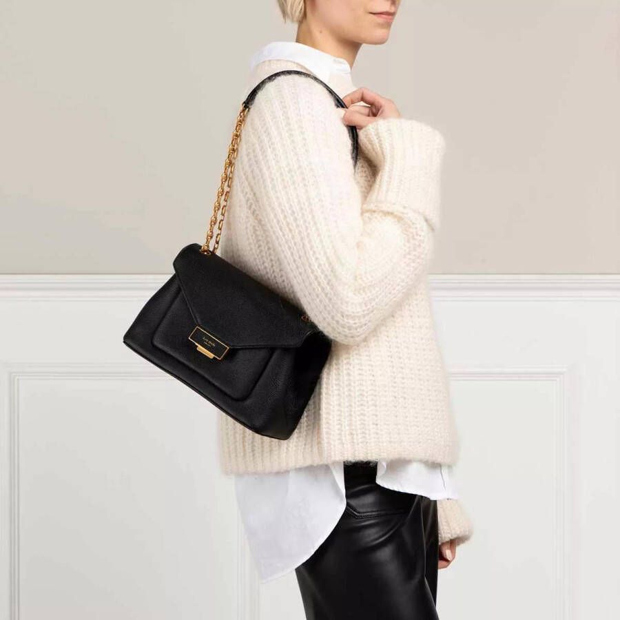 Kate spade new york Totes Gramercy Pebbled Leather Medium Convertible Should in zwart