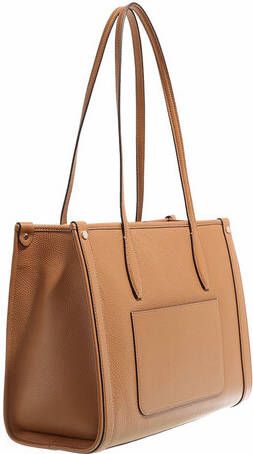 TORY BURCH Shoppers & Totes Ella Straw Basket Bag in beige
