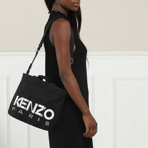 Kenzo Totes Logo Tote Bag in black