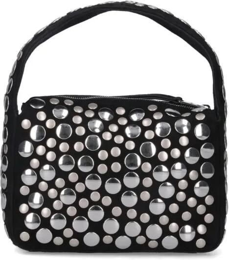 Khaite Crossbody bags "Elena" Small Studded Bag Black in zwart