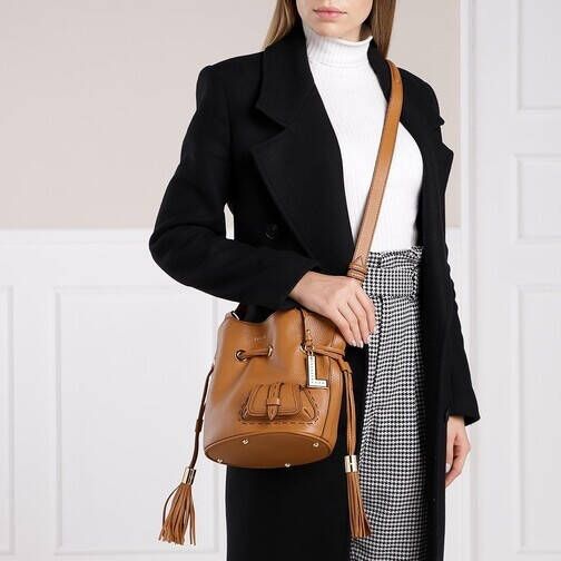Lancel Bucket bags Flirt Grained Leather Bucket Bag Small in light brown