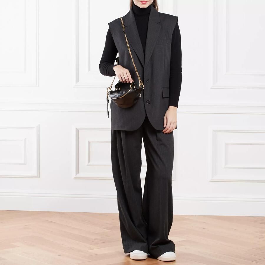 Lancel Origami Mini Handtas Zwart Black Dames