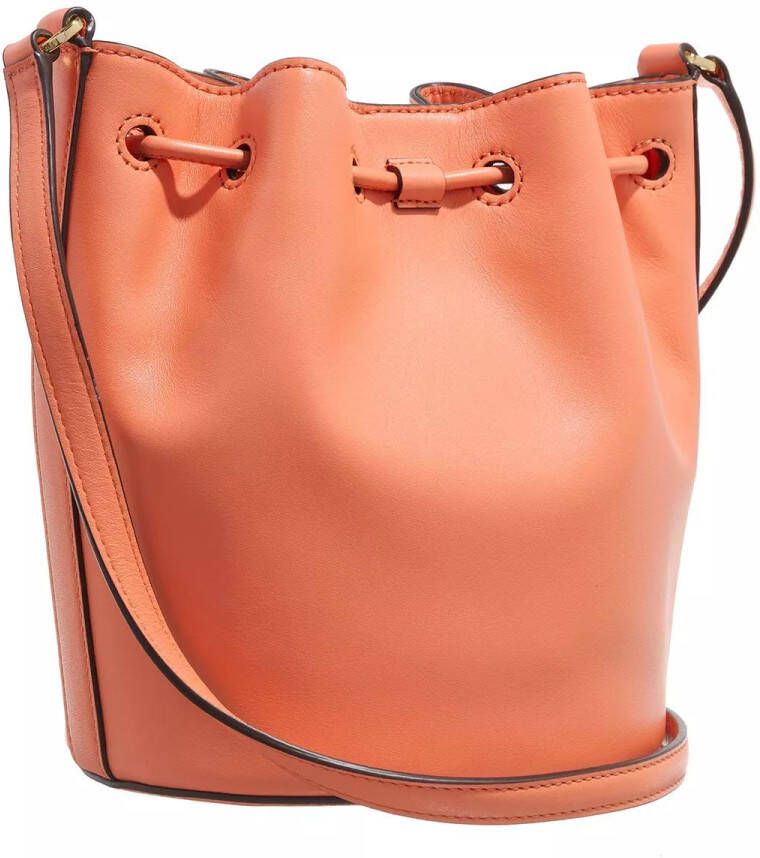 Lauren Ralph Lauren Bucket bags Andie 19 Drawstring Medium in oranje