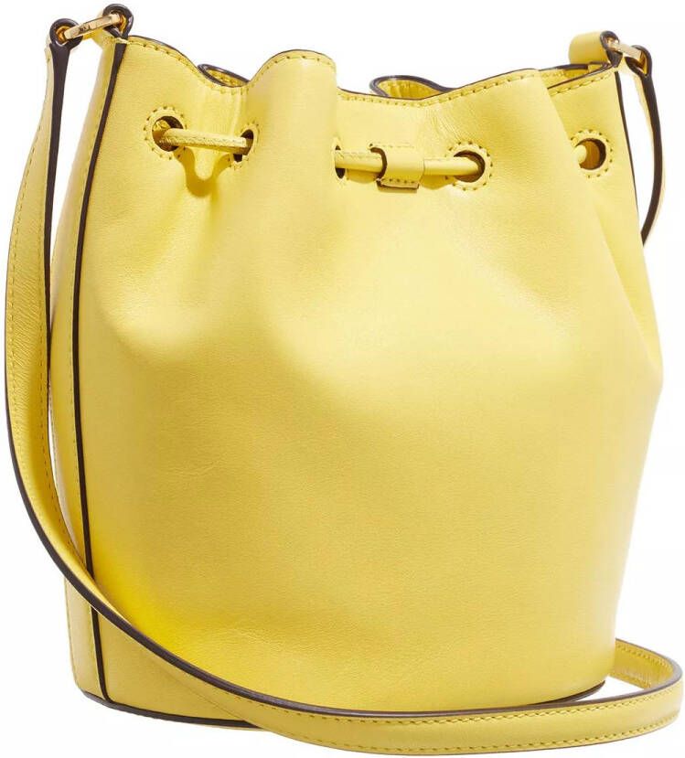 Lauren Ralph Lauren Bucket bags Andie 19 Drawstring Medium in geel