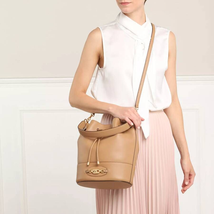 Lauren Ralph Lauren Bucket bags Andie 25 Drawstring Large in bruin