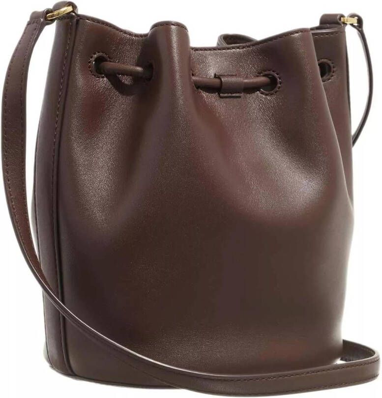 Lauren Ralph Lauren Bucket bags Andie Drawstring Medium in dark brown
