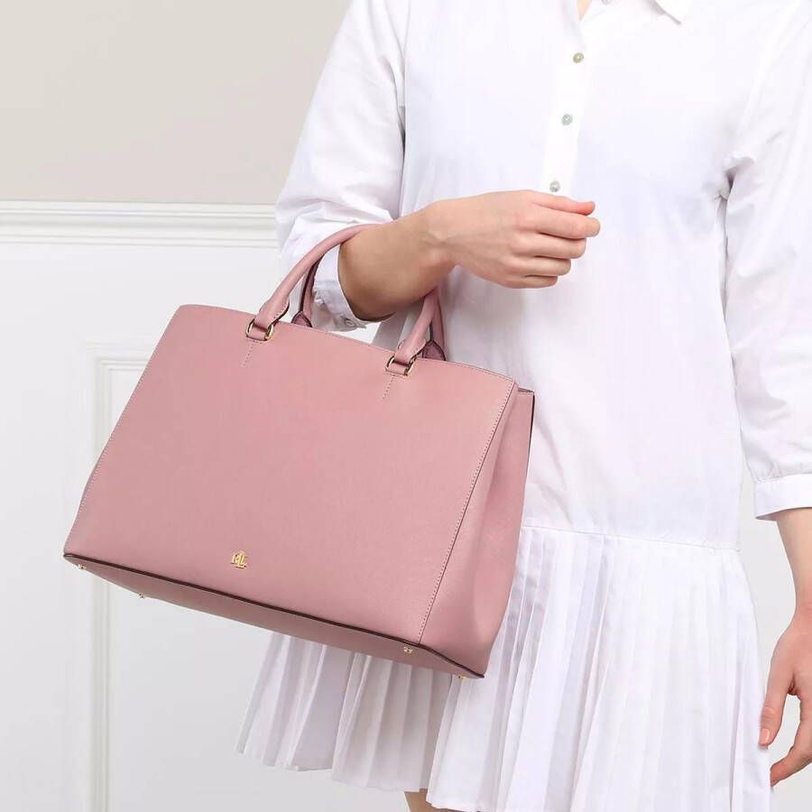 Lauren Ralph Lauren Satchels Hanna 37 Satchel Large in poeder roze