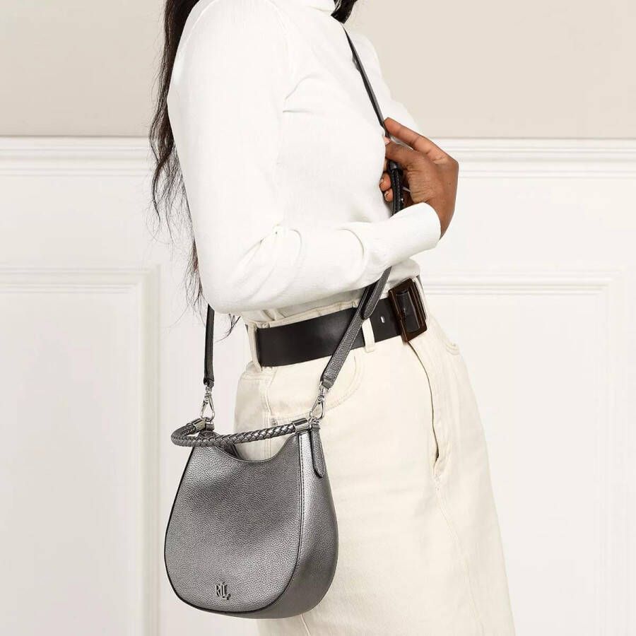 Lauren Ralph Lauren Shoppers Charli 22 Shoulder Bag Small in zilver