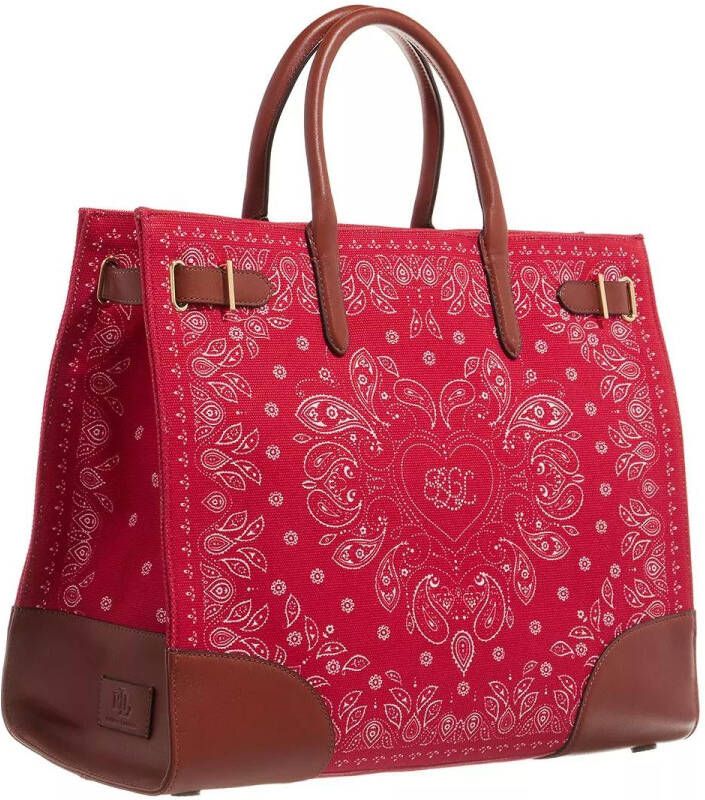 Lauren Ralph Lauren Totes Devyn 42 Tote Large in rood